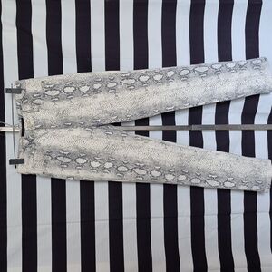 High Waisted 'The Luna' Cigarette Snakeskin Print Joes Jeans